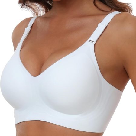 Comfortable Seamless Full Coverage Bra for Women Wireless Bras with Soft Support Regular and Plus Size