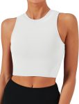 Sports Bras for Women Removable Padded Yoga Tank Tops Sleeveless Fitness Workout Crop Tops