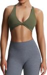 Women's Workout Sports Bras Fitness  Low Impact Bra Yoga Crop Tank