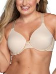 Women Full Figure Beauty Back Smoothing Bra, 4 Way Stretch Fabric, Lightly Lined Cups up to H
